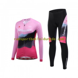Leobaiky Frauen Radtrikot Langarm + Radhose Lange N002