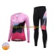 Leobaiky Frauen Radtrikot Langarm + Radhose Lange (Winter Thermal Fleece) N002
