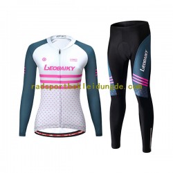 Leobaiky Frauen Radtrikot Langarm + Radhose Lange N003
