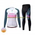 Leobaiky Frauen Radtrikot Langarm + Radhose Lange (Winter Thermal Fleece) N003