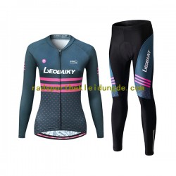 Leobaiky Frauen Radtrikot Langarm + Radhose Lange N004