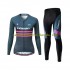 Leobaiky Frauen Radtrikot Langarm + Radhose Lange N004
