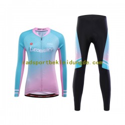 Leobaiky Frauen Radtrikot Langarm + Radhose Lange N005