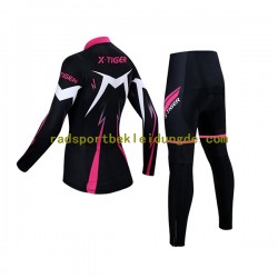 X-Tiger Frauen Radtrikot Langarm + Radhose Lange N001