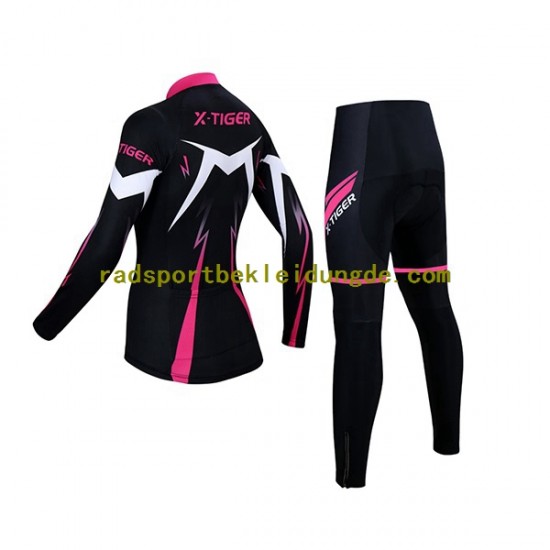 X-Tiger Frauen Radtrikot Langarm + Radhose Lange N001