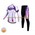 X-Tiger Frauen Radtrikot Langarm + Radhose Lange (Winter Thermal Fleece) N002
