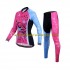 X-Tiger Frauen Radtrikot Langarm + Radhose Lange N003