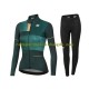 2021 Sportful Leaf Frauen Radtrikot Langarm + Radhose Lange N001