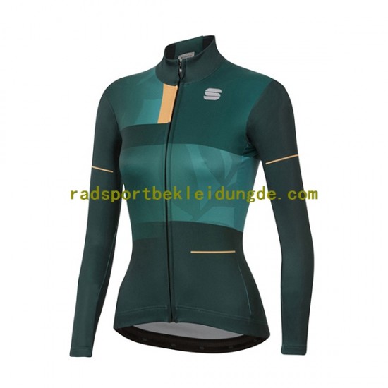 2021 Sportful Leaf Frauen Radtrikot Langarm + Radhose Lange N001