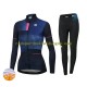 2021 Sportful Leaf Frauen Radtrikot Langarm + Radhose Lange (Winter Thermal Fleece) N001
