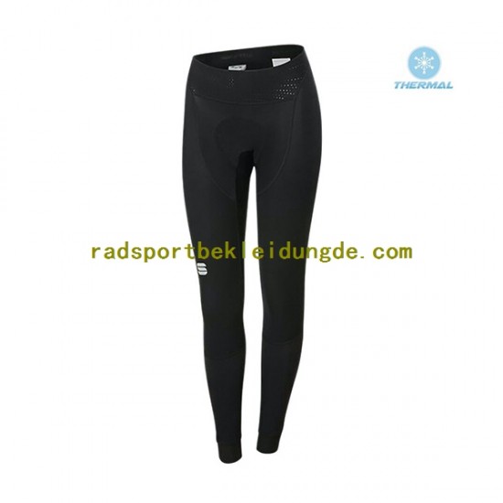 2021 Sportful Leaf Frauen Radhose Lange (Winter Thermal Fleece) N001