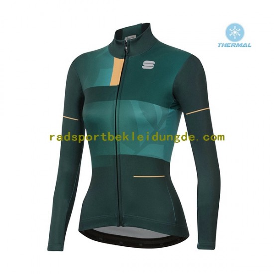 2021 Sportful Leaf Frauen Radtrikot (Winter Thermal Fleece) N002
