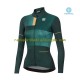 2021 Sportful Leaf Frauen Radtrikot Langarm + Radhose Lange (Winter Thermal Fleece) N002