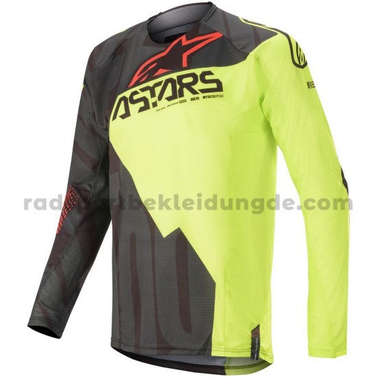 2020 Alpinestars Techstar Factory Motocross Trikot Langarm M003