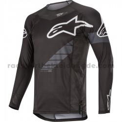2020 Alpinestars Techstar Graphite Motocross Trikot Langarm M001