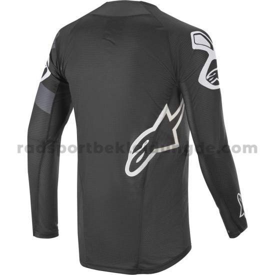 2020 Alpinestars Techstar Graphite Motocross Trikot Langarm M001