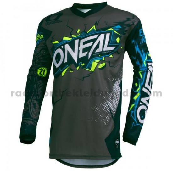 2019 ONeal ELEMENT VILLAIN Motocross Trikot Langarm M001