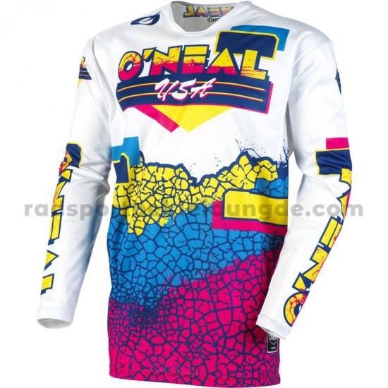 2020 ONeal Mayhem Lite Crackle 91 Motocross Trikot Langarm M001