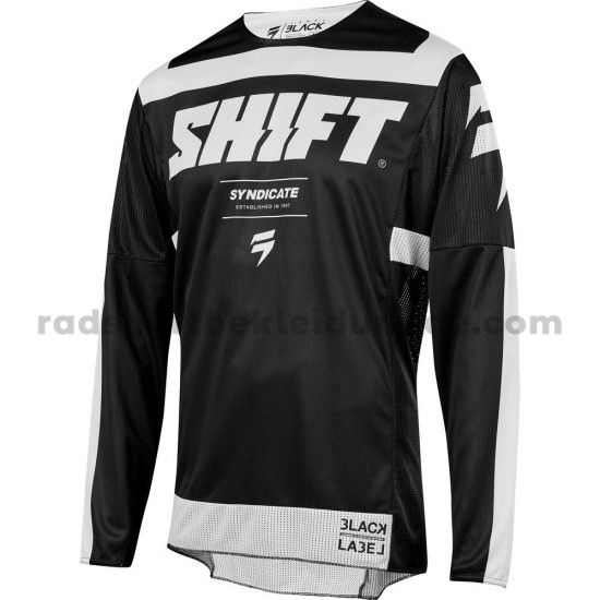 2019 SHIFT 3LACK LABEL STRIKE Motocross Trikot Langarm M001