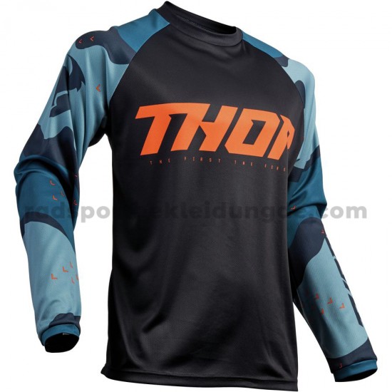 2020 Thor Sector Camo Motocross Trikot Langarm M001